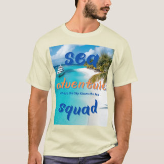 Camiseta Cuadrado de aventuras marítimas
