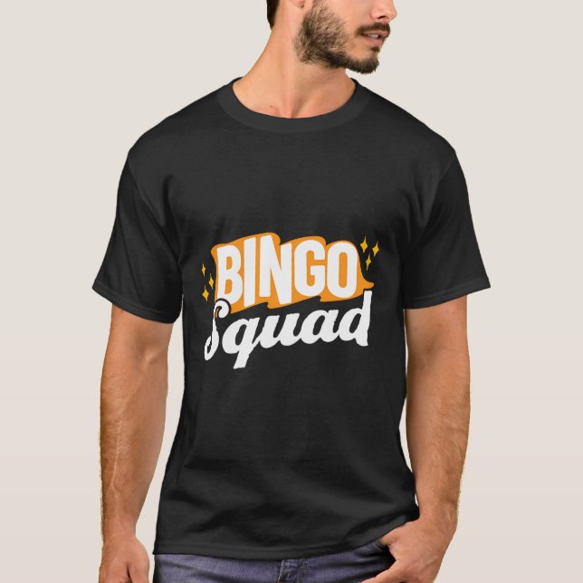 Camiseta Cuadrado De Bingo De Estilo Retro Divertido Para J (Anverso)