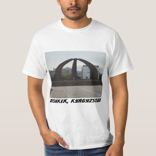 Camiseta Cuadrado de la victoria - Bishkek, Kirguistán (Anverso)