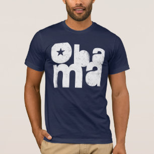 Camiseta Cuadrado intrépido de Obama (marina de guerra)