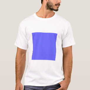 Camiseta Cuadrado simple - Azul eléctrico