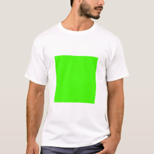 Camiseta Cuadrado simple - Chartreuse