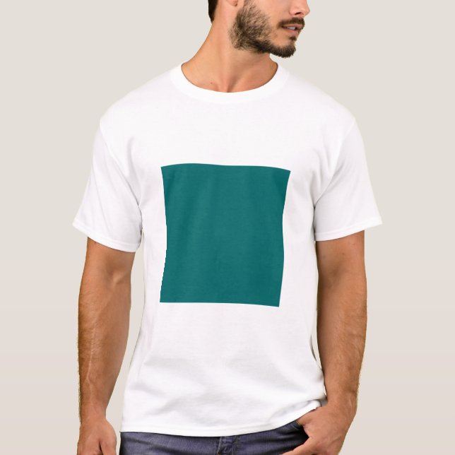Camiseta Cuadrado simple - Moss Green (Anverso)