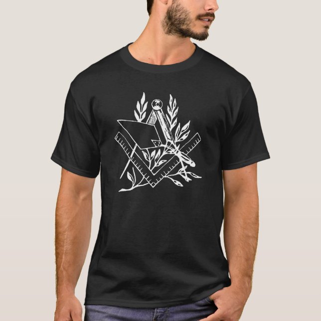 Camiseta Cuadrado y compás con la paleta (Anverso)