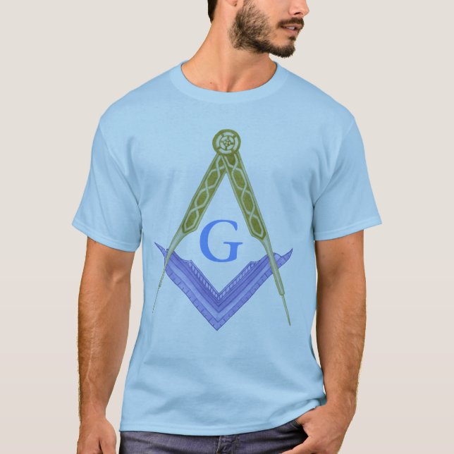 Camiseta Cuadrado y compás con todo el ojo que ve (Anverso)