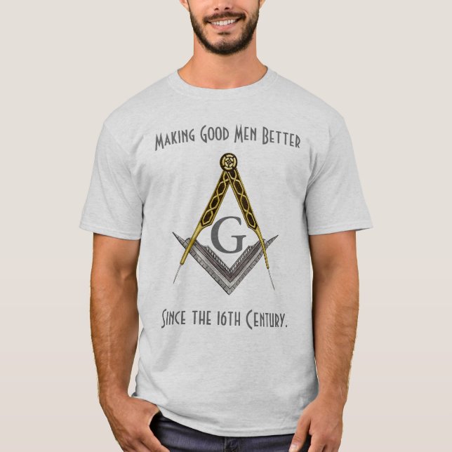 Camiseta Cuadrado y compás con todo el ojo que ve (Anverso)