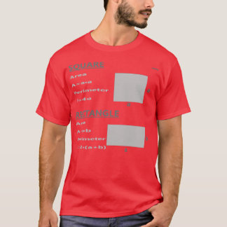 Camiseta Cuadrado y rectángulo
