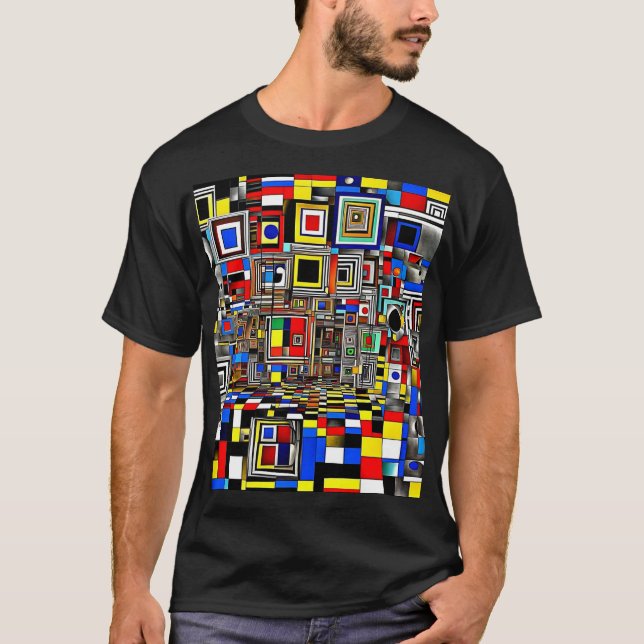 Camiseta Cuadrados 3 (Anverso)