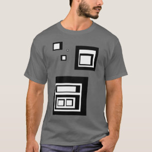 Camiseta Cuadrados blancos y negros