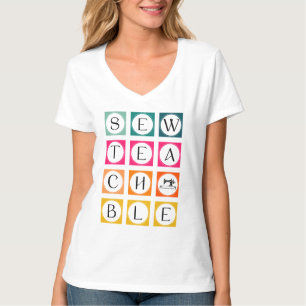 Camiseta Cuadrados Coloridos Sewteachable