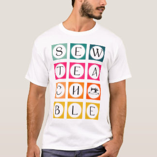 Camiseta Cuadrados Coloridos Sewteachable