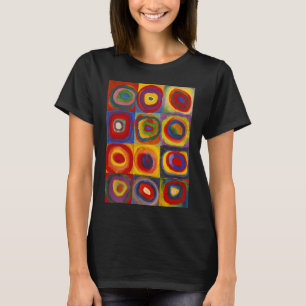 Camiseta Cuadrados con círculos concéntricos   Kandinsky
