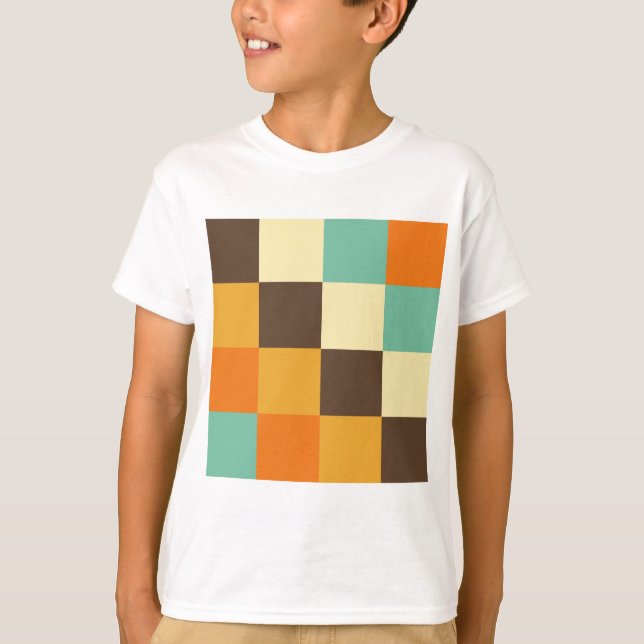 Camiseta Cuadrados de color (Anverso)
