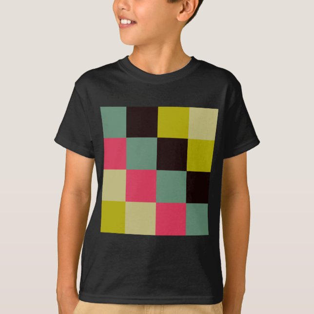 Camiseta Cuadrados de color (Anverso)