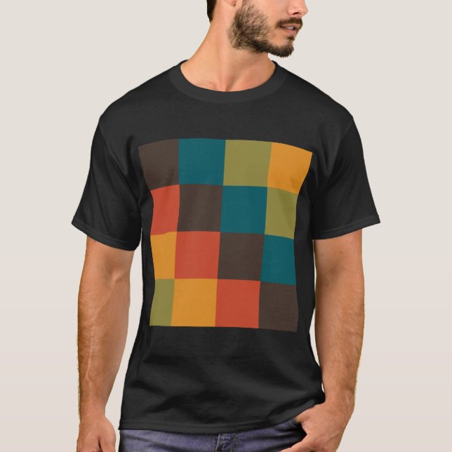 Camiseta Cuadrados de color (Anverso)