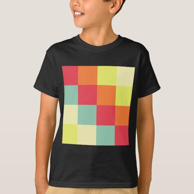Camiseta Cuadrados de color (Anverso)