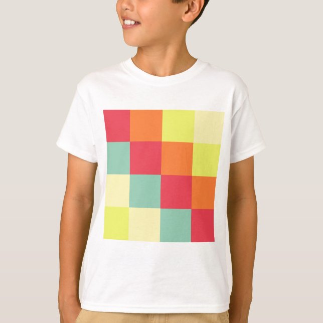 Camiseta Cuadrados de color (Anverso)