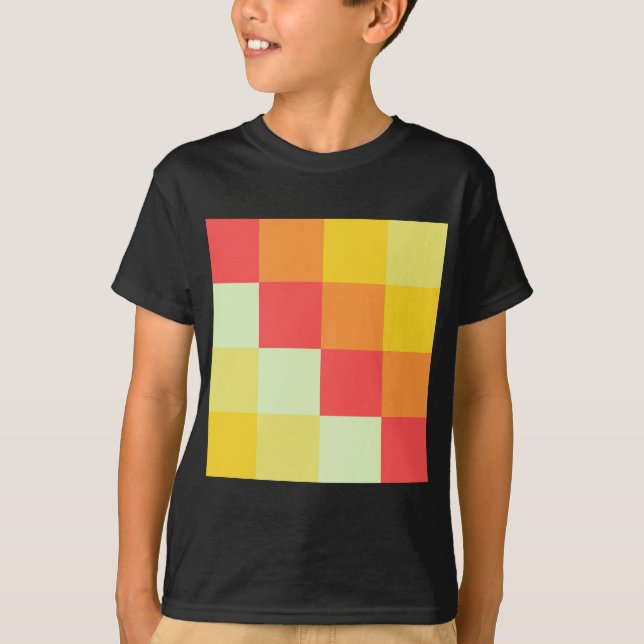 Camiseta Cuadrados de color (Anverso)