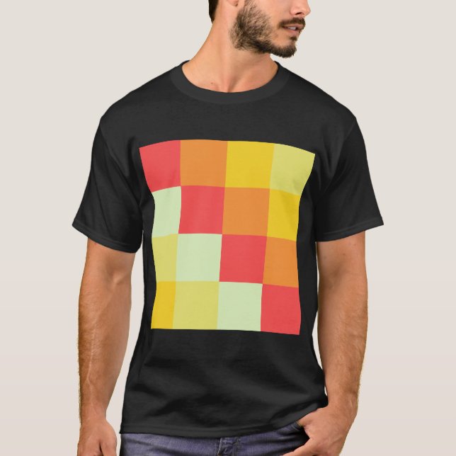 Camiseta Cuadrados de color (Anverso)