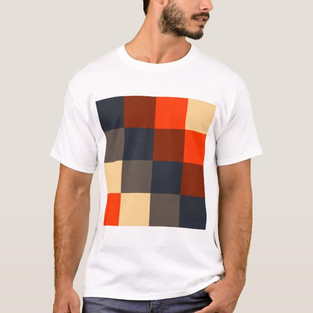Camiseta Cuadrados de color (Anverso)