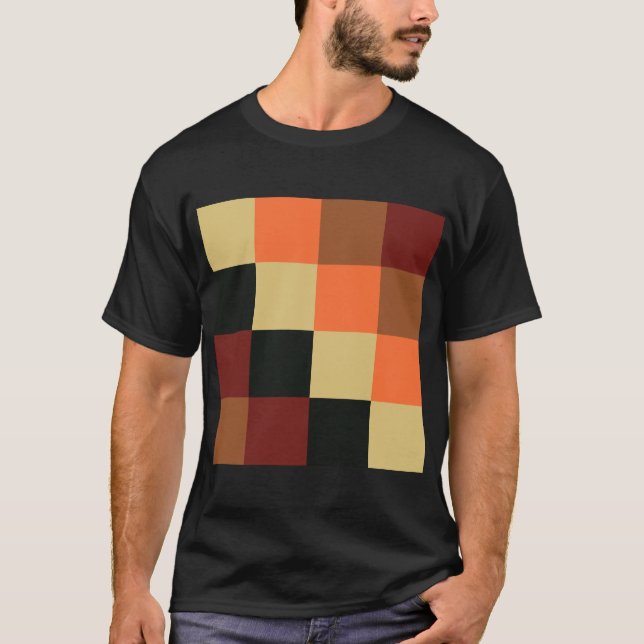 Camiseta Cuadrados de color (Anverso)