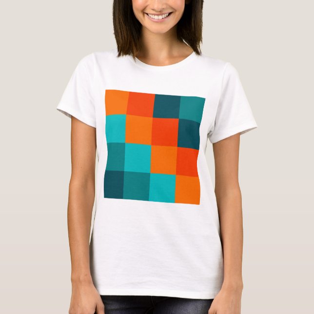 Camiseta Cuadrados de color (Anverso)