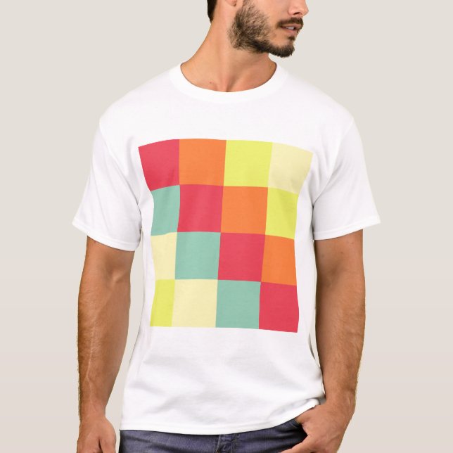 Camiseta Cuadrados de color (Anverso)