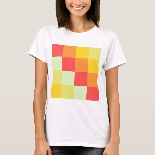 Camiseta Cuadrados de color (Anverso)