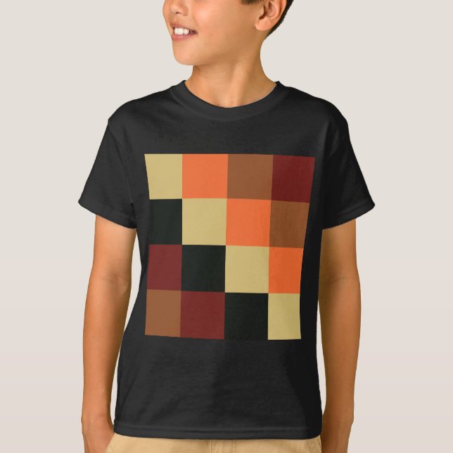 Camiseta Cuadrados de color (Anverso)