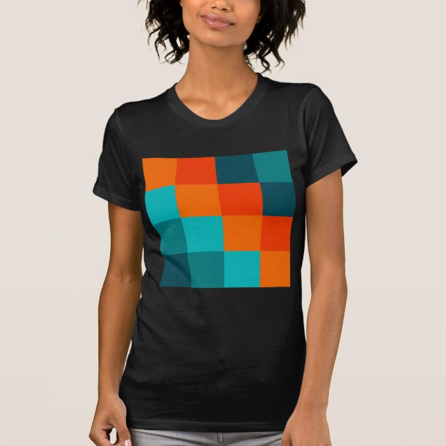 Camiseta Cuadrados de color (Anverso)