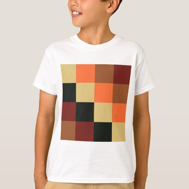 Camiseta Cuadrados de color (Anverso)