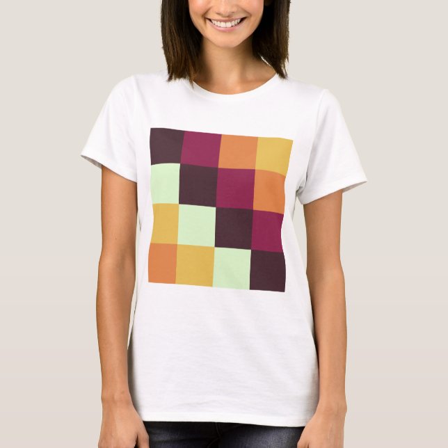 Camiseta Cuadrados de color (Anverso)