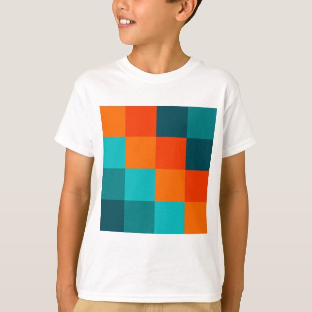 Camiseta Cuadrados de color (Anverso)