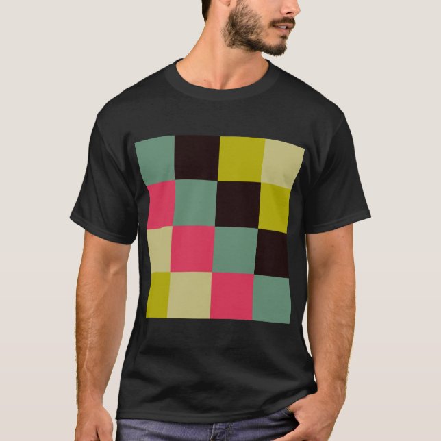 Camiseta Cuadrados de color (Anverso)