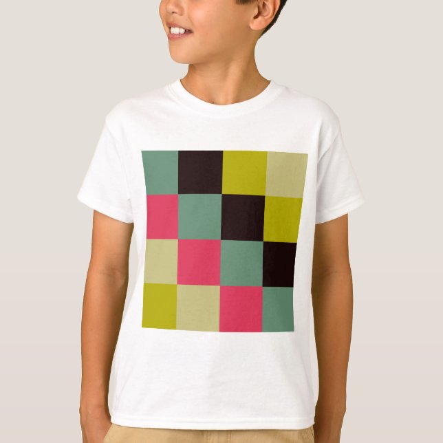 Camiseta Cuadrados de color (Anverso)