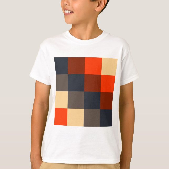 Camiseta Cuadrados de color (Anverso)