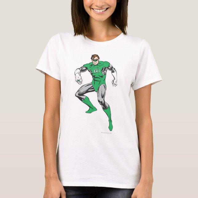 Camiseta Cuadrados de la Linterna Verde (Anverso)
