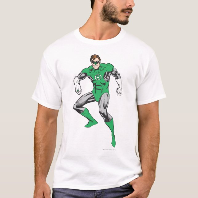 Camiseta Cuadrados de la Linterna Verde (Anverso)