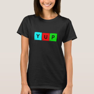 Camiseta Cuadrados de tabla periódica YUP