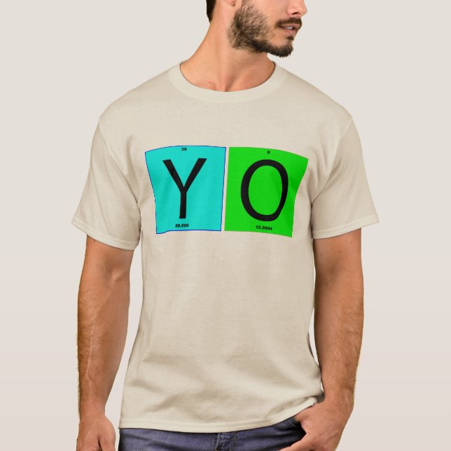 Camiseta Cuadrados de YO (Anverso)