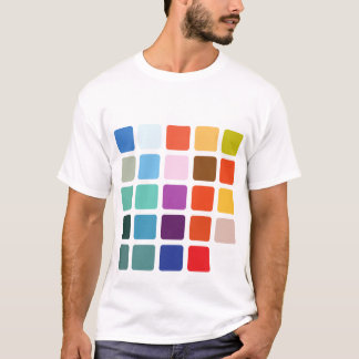 Camiseta Cuadrados del color