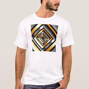 Camiseta Cuadrados del oro y de la plata que forman