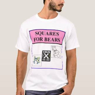 Camiseta cuadrados para los osos
