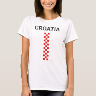 Camiseta Cuadrados Verticales de Croacia