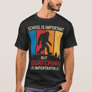 Camiseta Cuadrar Es Más Importante Divertido Sasquatch Pie