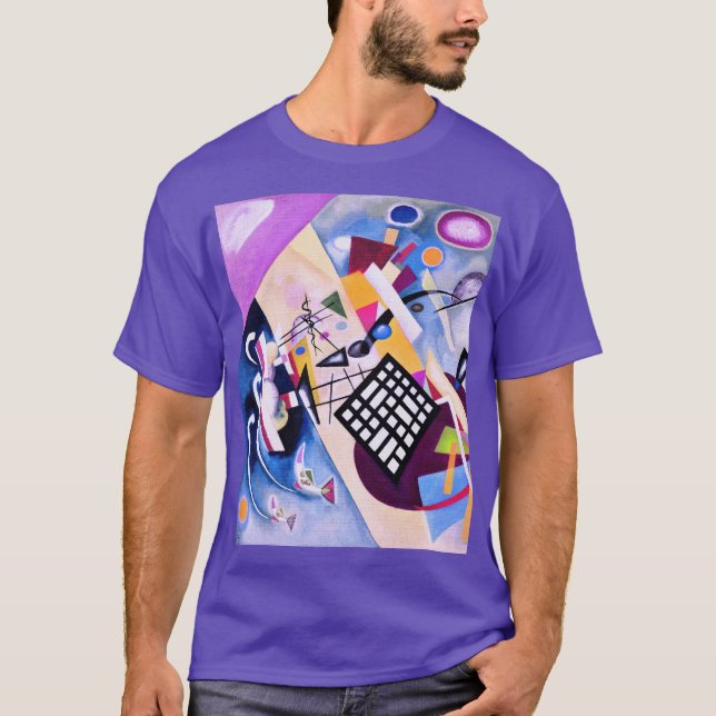 Camiseta Cuadrícula negra - Kandinsky (Anverso)