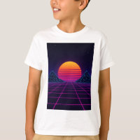 Cuadrícula Neon Sunset - Stic de ondas sintéticas 