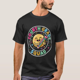 Camiseta Cuadrilla de Cuarto Grado 4to Profesor Tripulación
