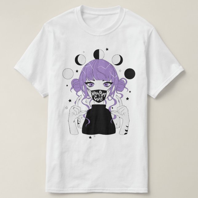 CAMISETA CUADRILLA DE LA FASE DE LA LUNA (Diseño del anverso)