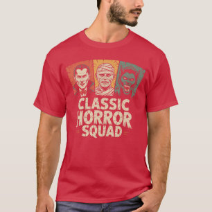 Camiseta Cuadrilla de Monstruos de Halloween del Equipo de 
